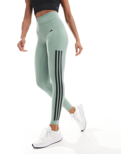 Optime 3-Stripes Full-Length Leggings