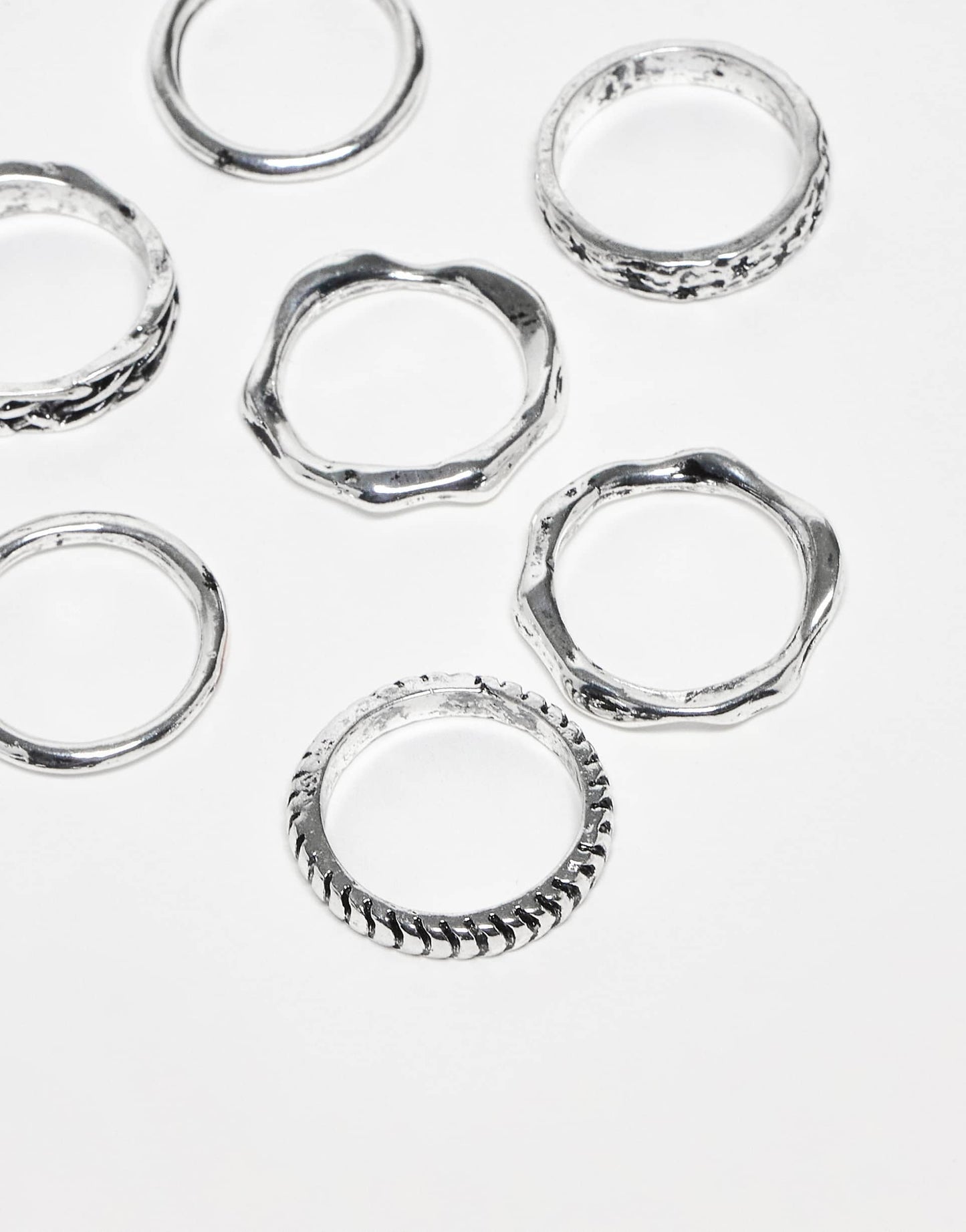 7 Pack Band Rings