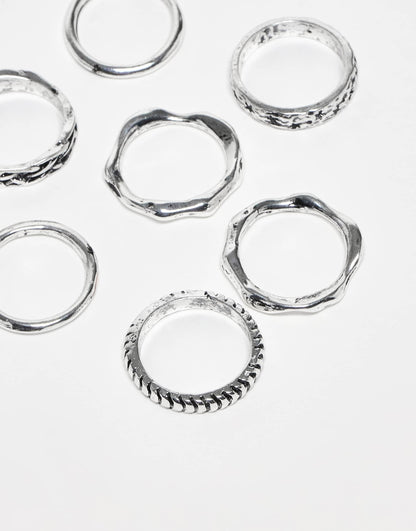 7 Pack Band Rings