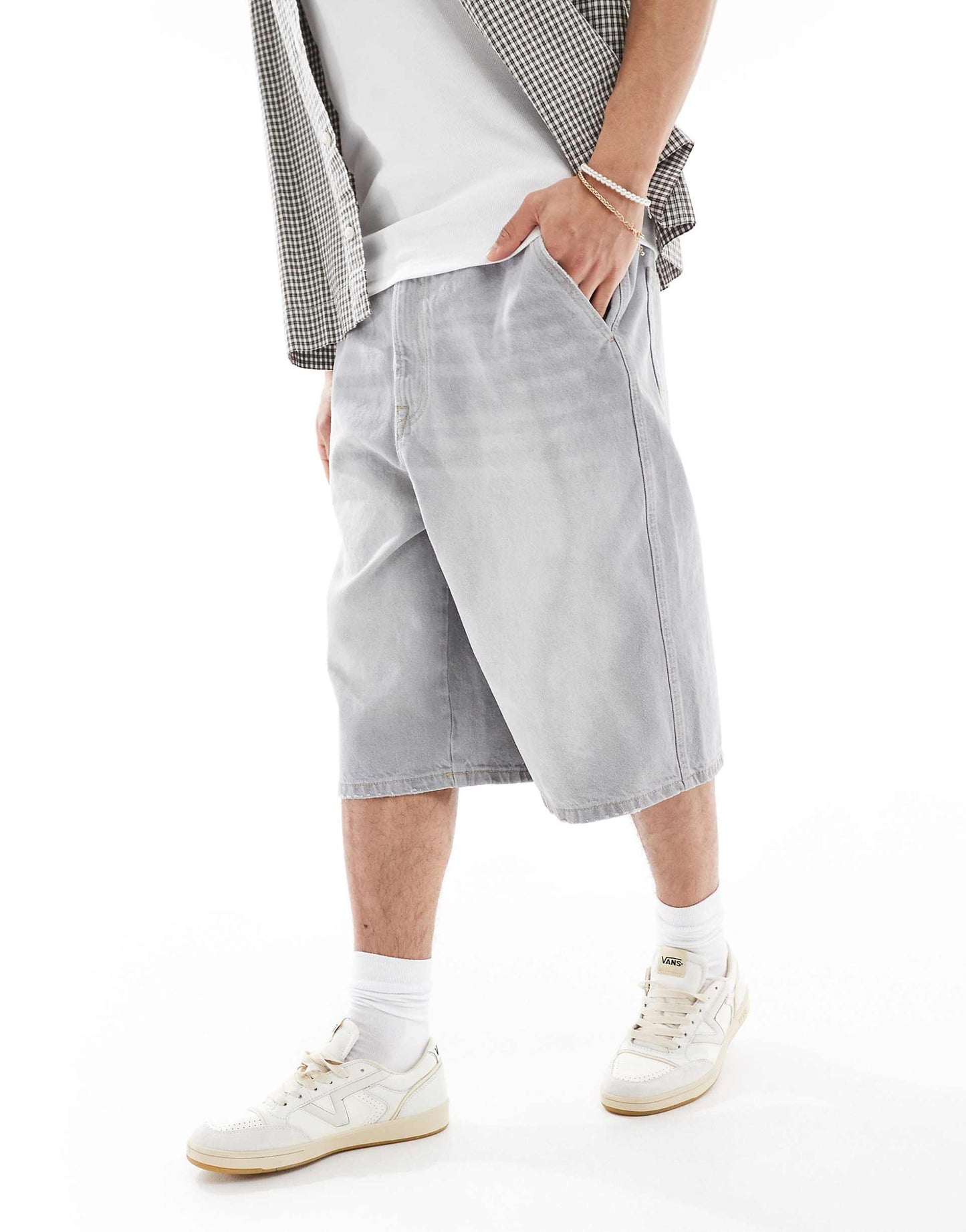 Skater Fit Denim Short