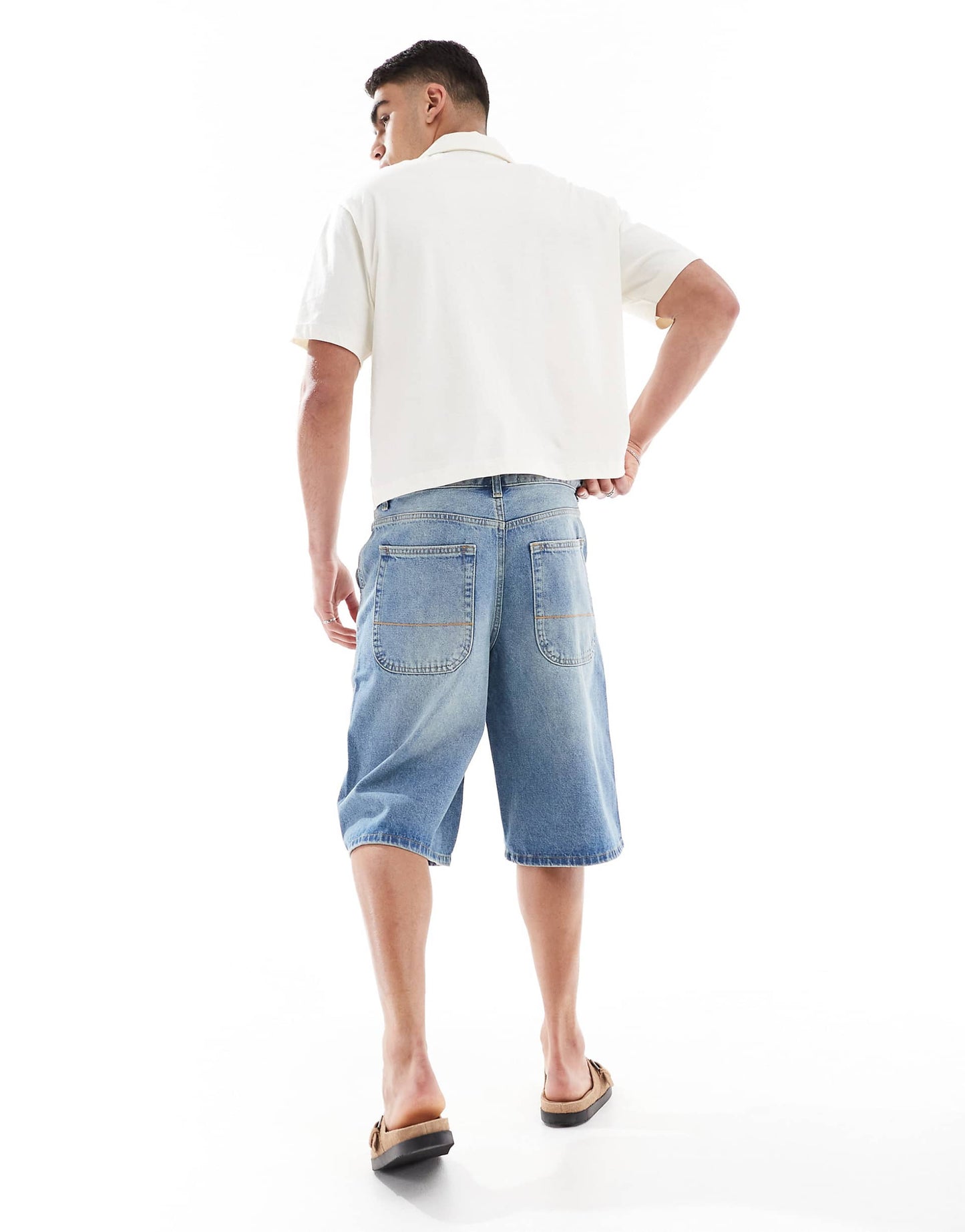 Skater Fit Denim Short