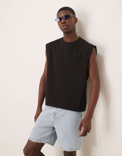 Relaxed Boxy Heavyweight 240Gsm Tank