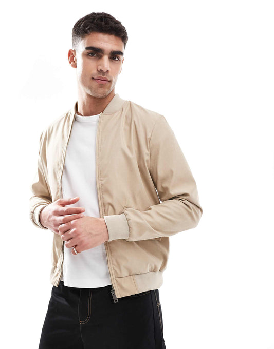 Bomber Jacket With Front Pockets