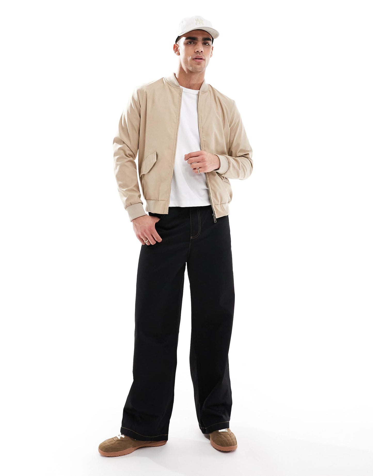 Bomber Jacket With Front Pockets