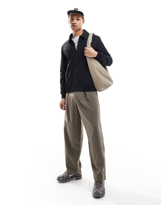 Short Track Jacket With Collar