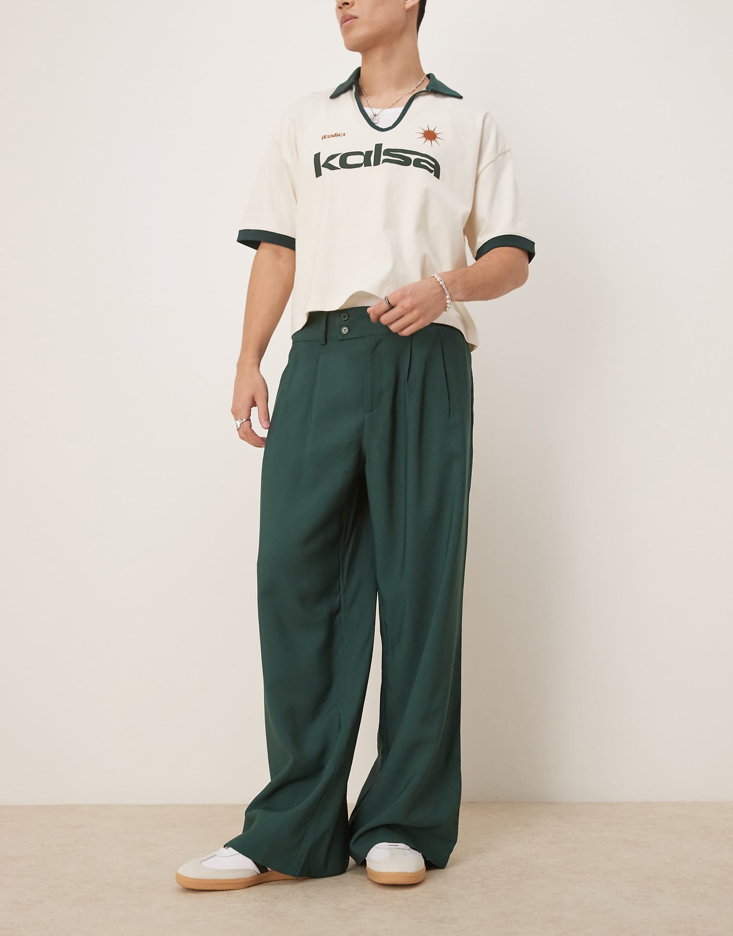 Loose Fit Smart Trousers