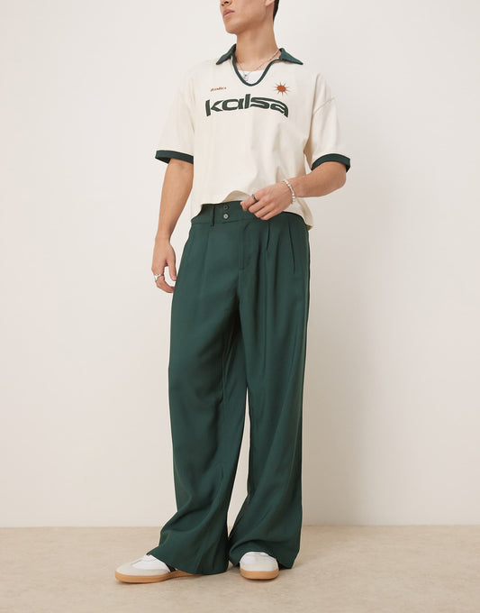Loose Fit Smart Trousers
