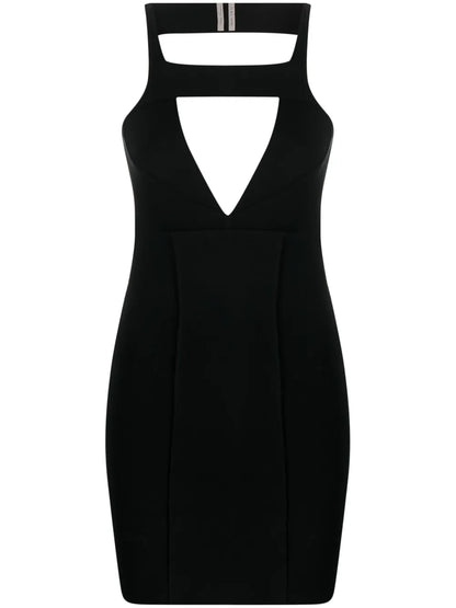 Cut-Out Stretch-Jersey Minidress