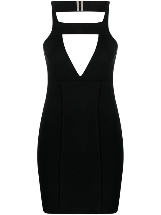 Cut-Out Stretch-Jersey Minidress