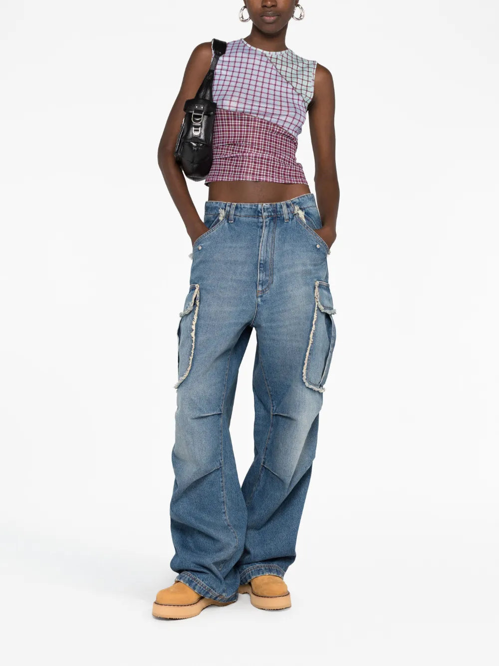 Low-Rise Wide-Leg Jeans