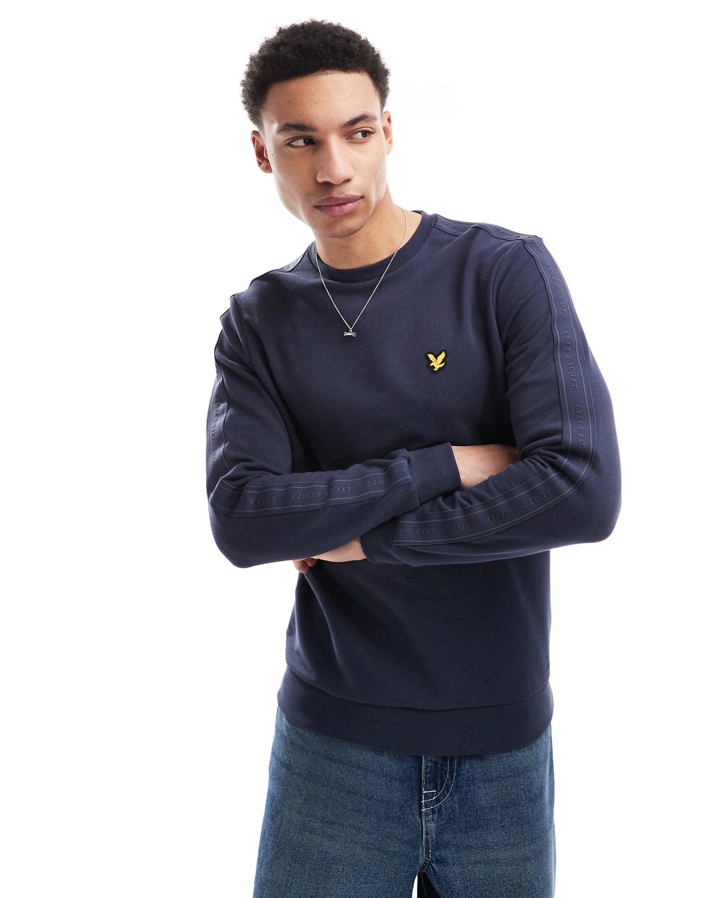Mid Layers Tape Crew Neck