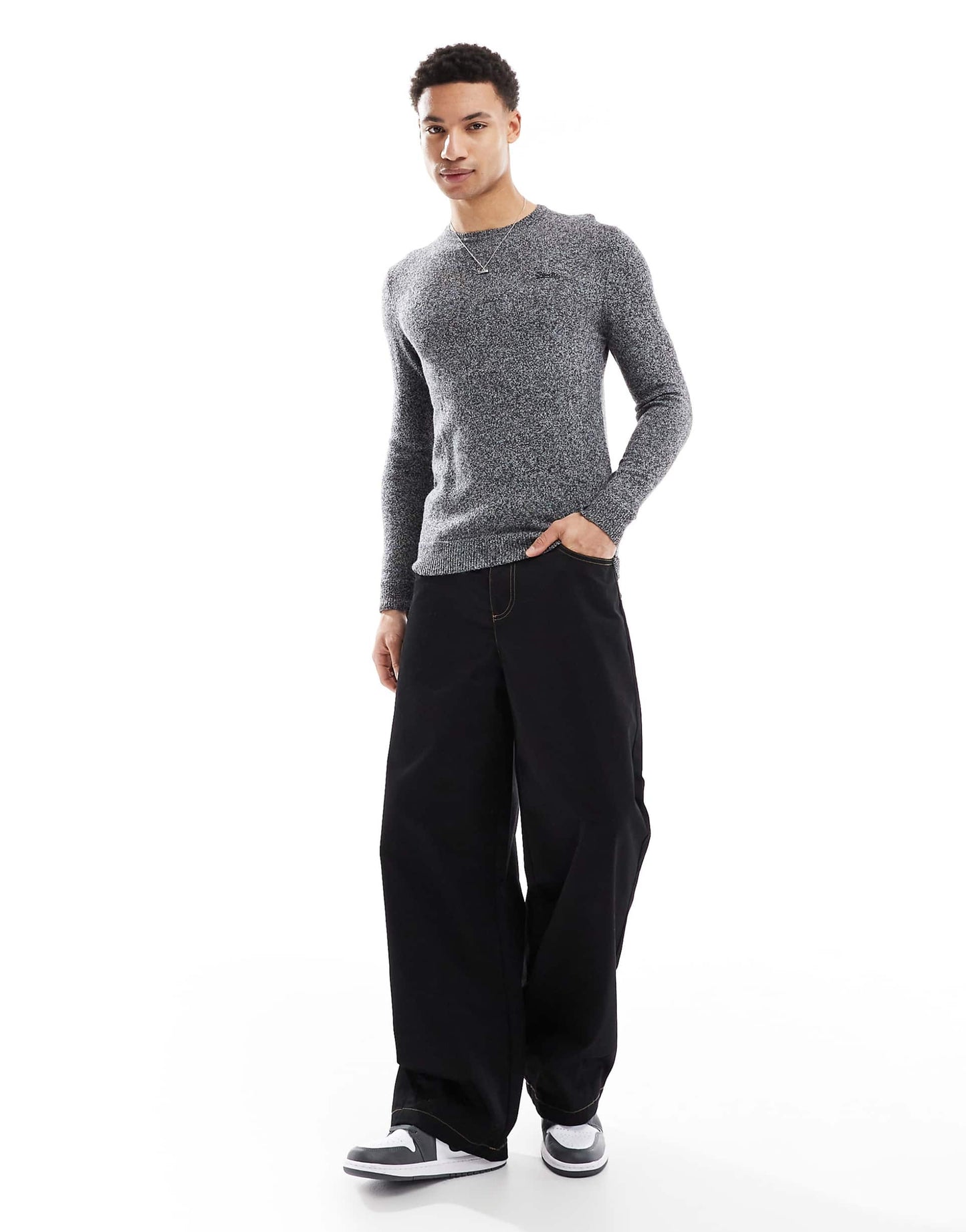 Essential Slim Fit Crew Jumper