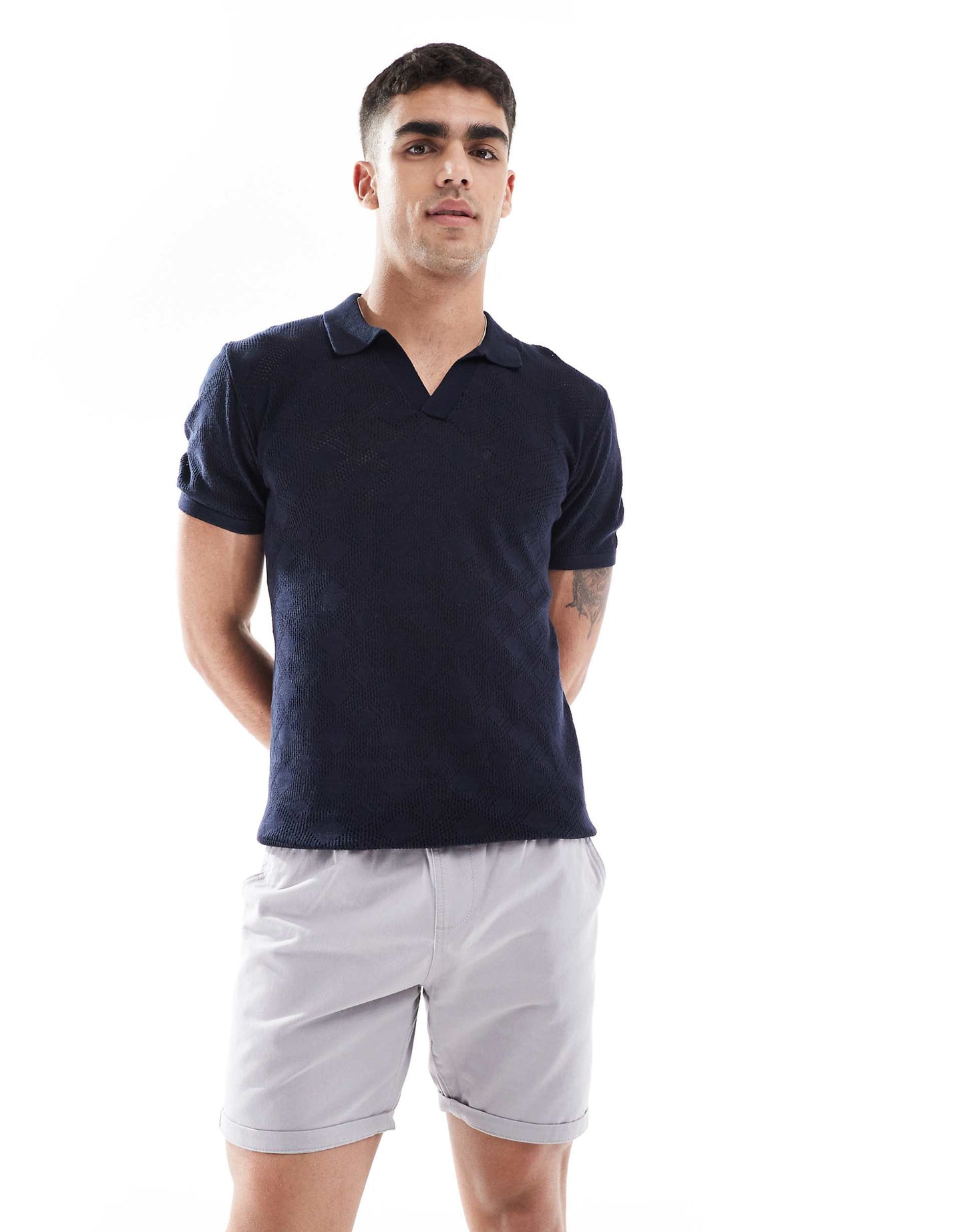 Chino Shorts With Drawcord Waist