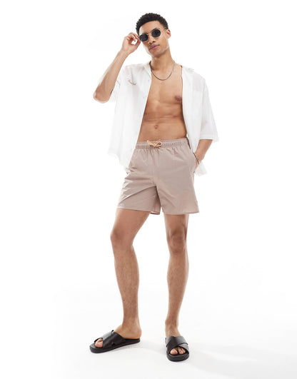Textured Swim Shorts