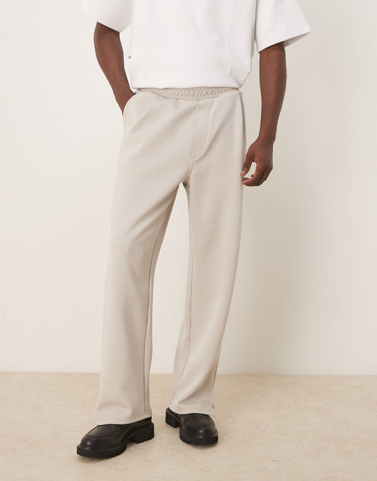 Wide Leg Scuba Smart Joggers