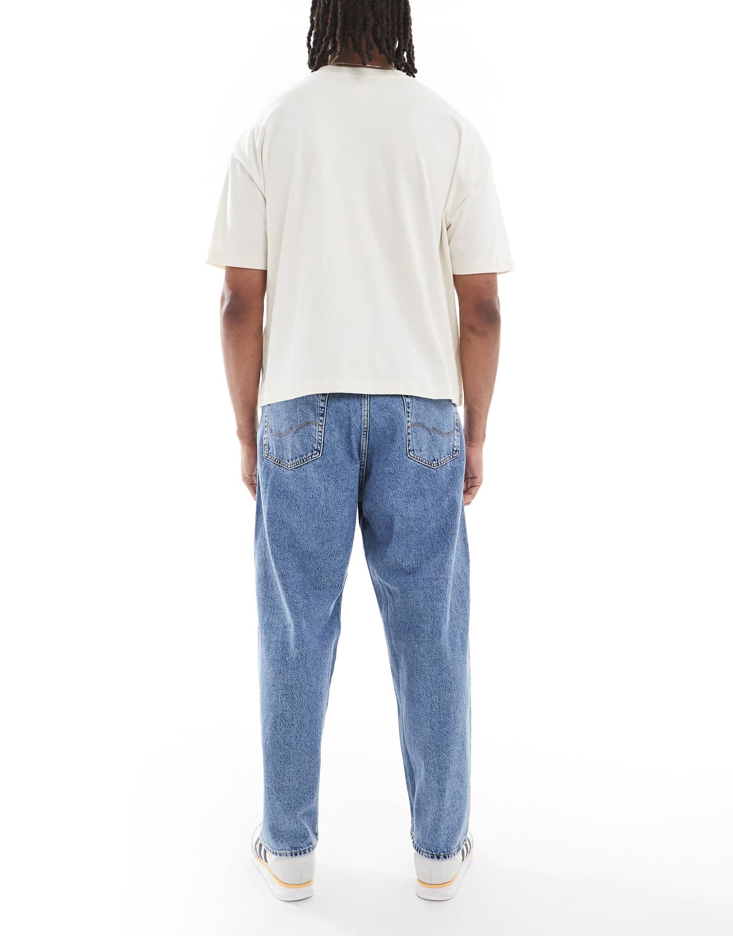 Baggy Fit Jeans With Seam Detail