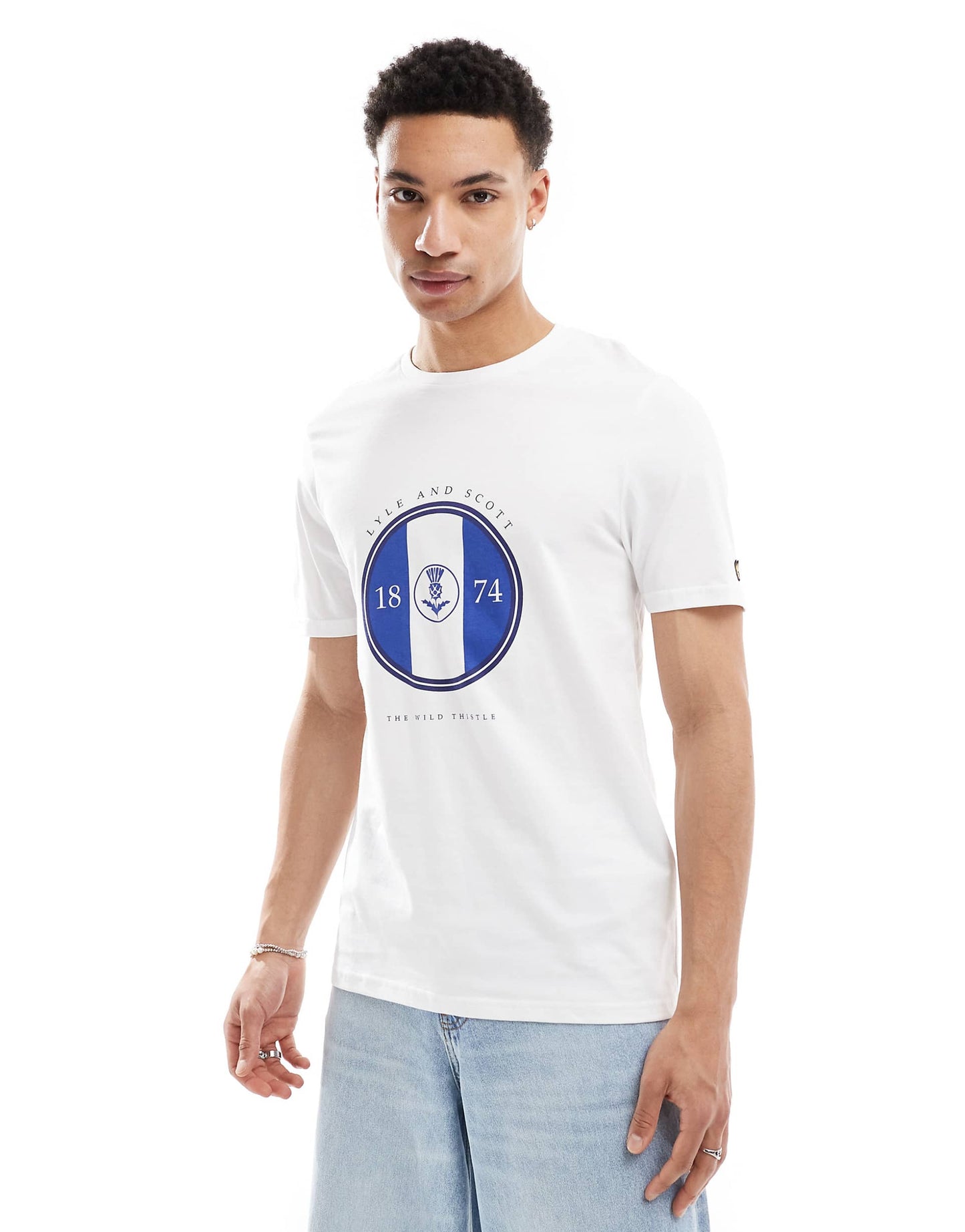 Sporty Thistle Graphic T Shirt