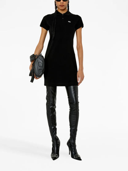 D-Tenny-Doval-Pj Logo-Appliqué Polo Dress