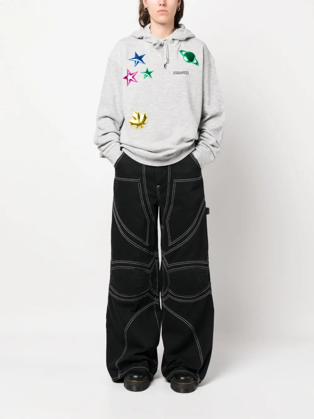 Cool Patch-Detail Hoodie