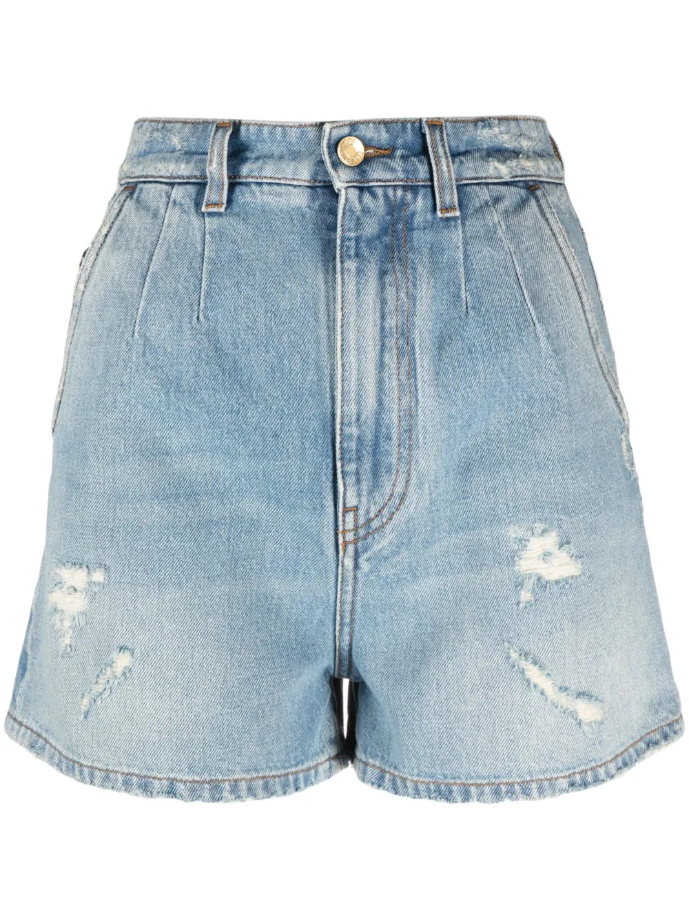 High-Waisted Denim Shorts