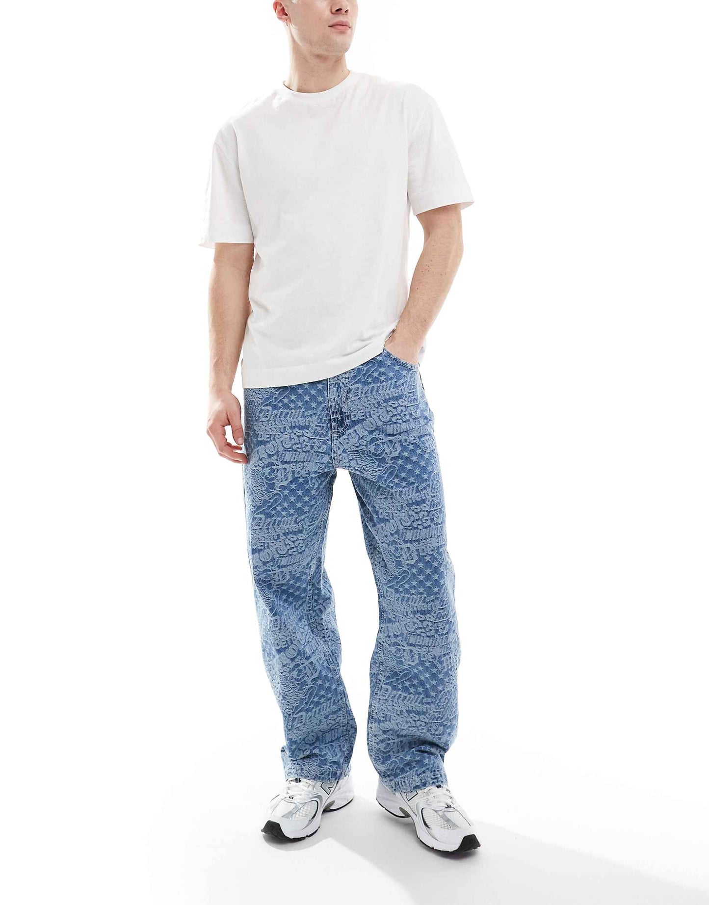 Baggy Jacquard Jean