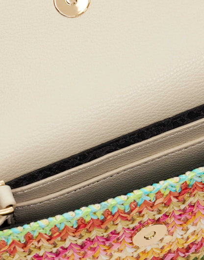 Kissed Raffia Bag