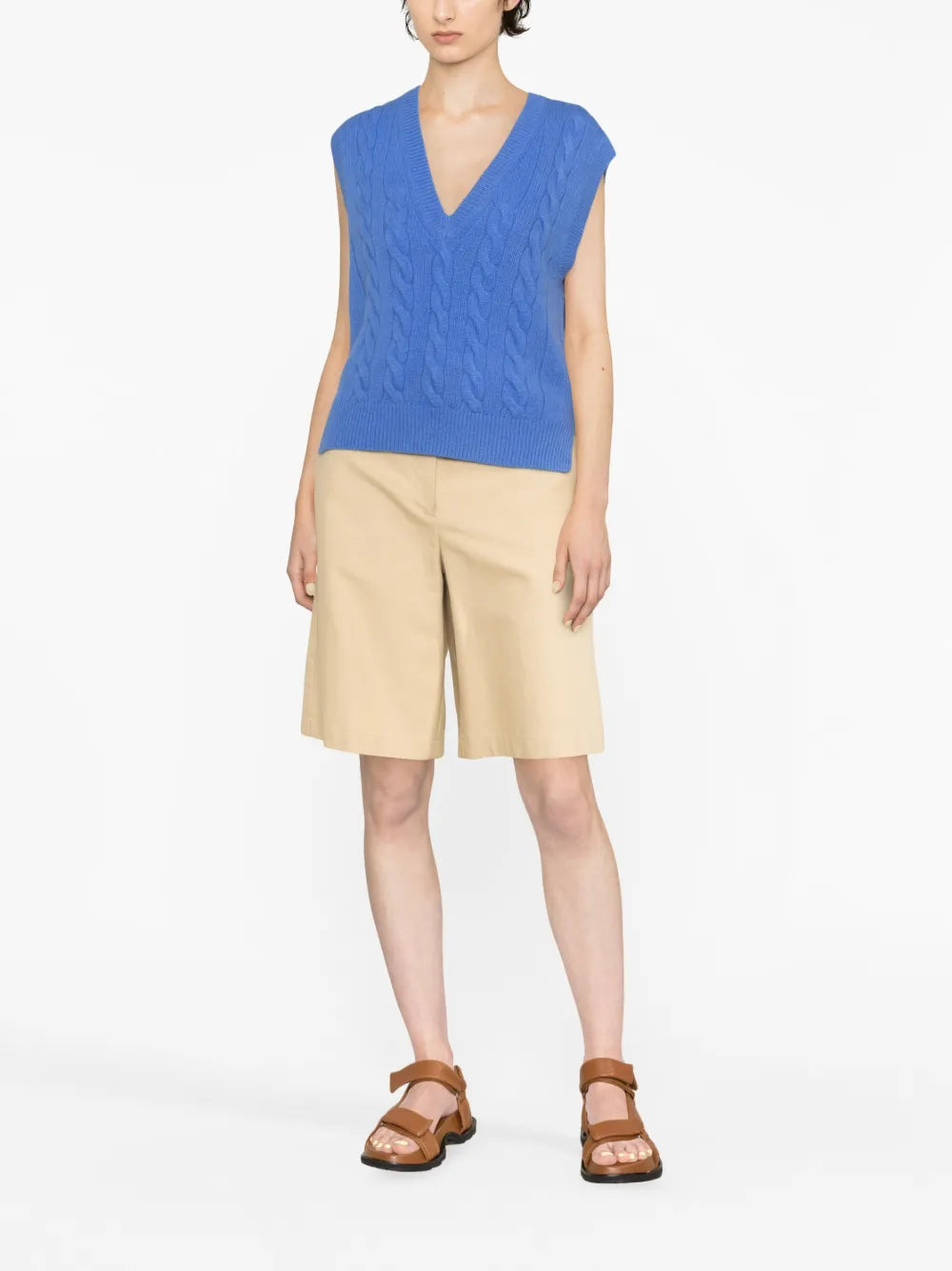Cable-Knit Sweater Vest