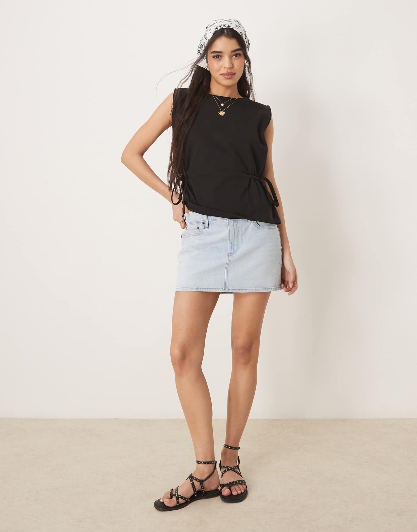 Oversized Tank With Tie Detail