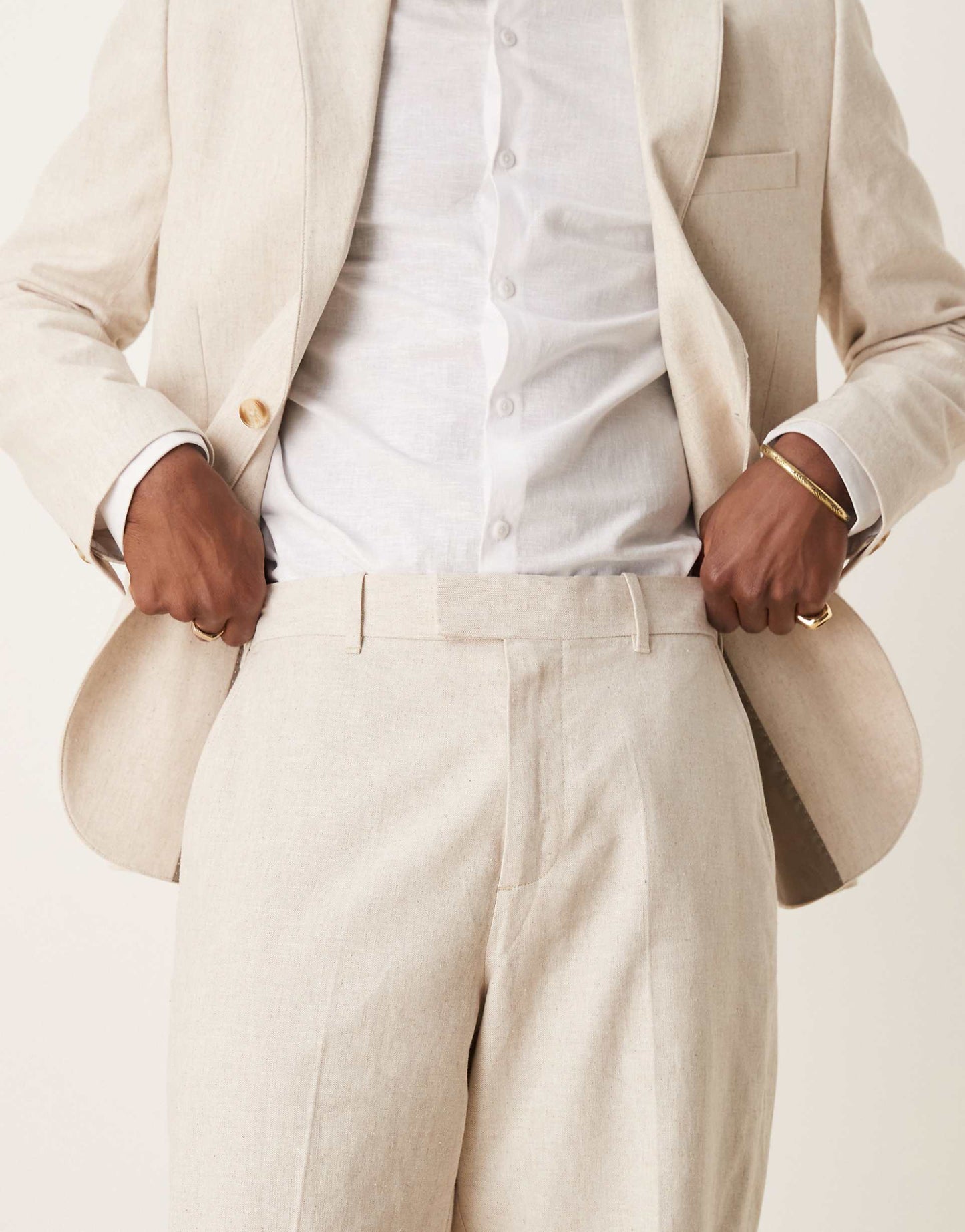 Classic Linen Suit Trouser Co-Ord