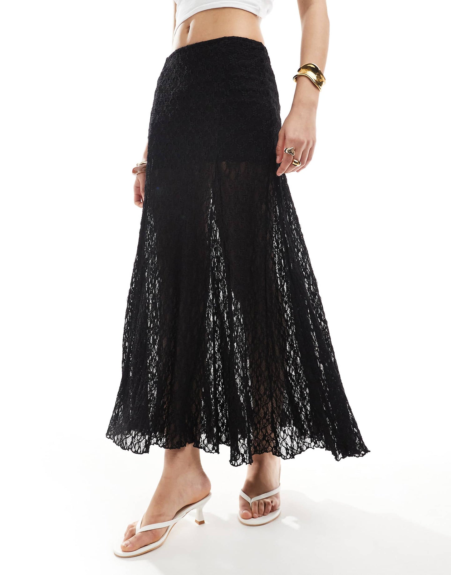 Lace Midaxi Skirt