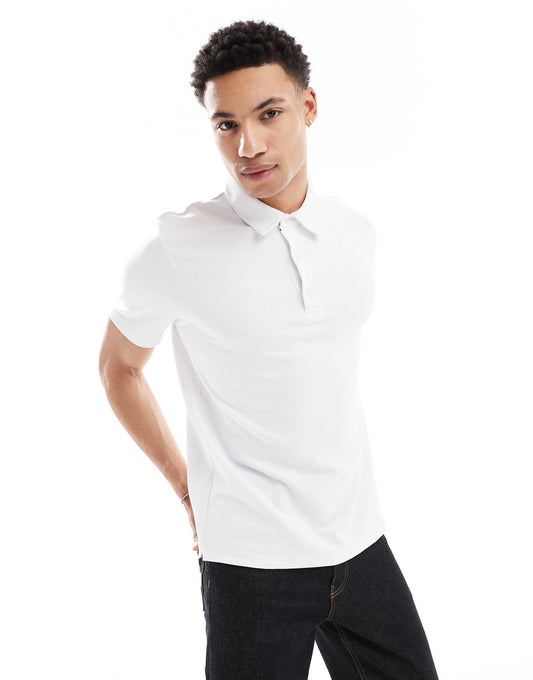 Ss Polo Shirts Twill Texture Polo Shirt
