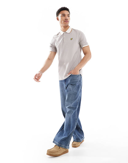 Ss Polo Shirts Half Tipped Polo Shirt