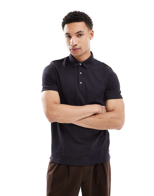 Ss Polo Shirts Twill Texture Polo Shirt