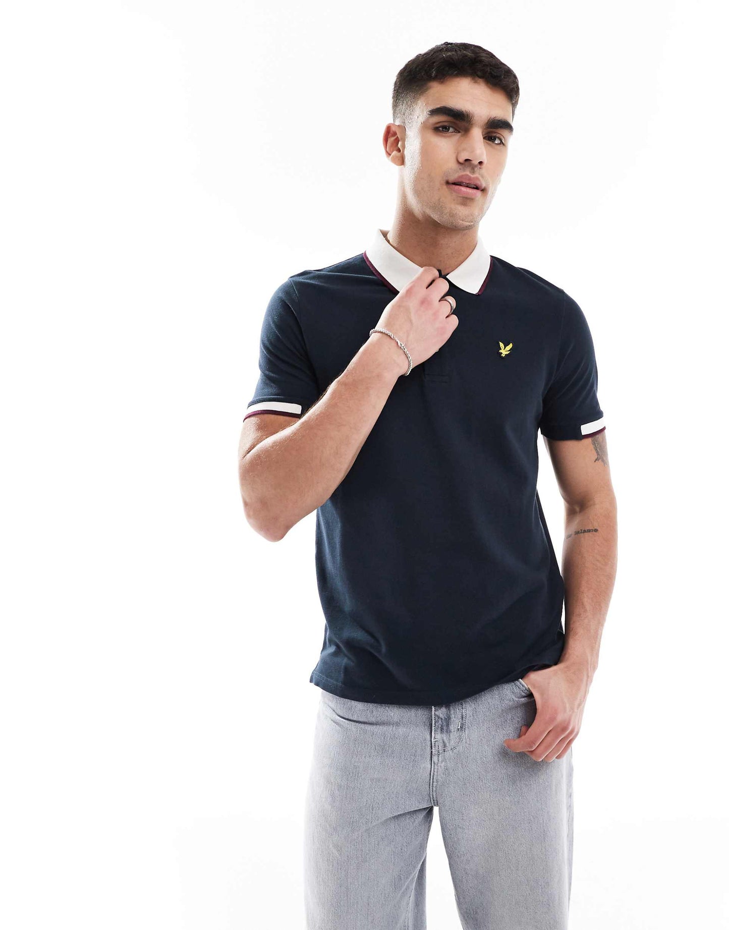 Half Tipped Polo Shirt