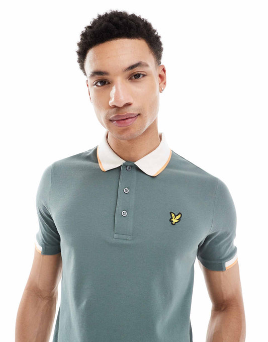 Ss Polo Shirts Half Tipped Polo Shirt
