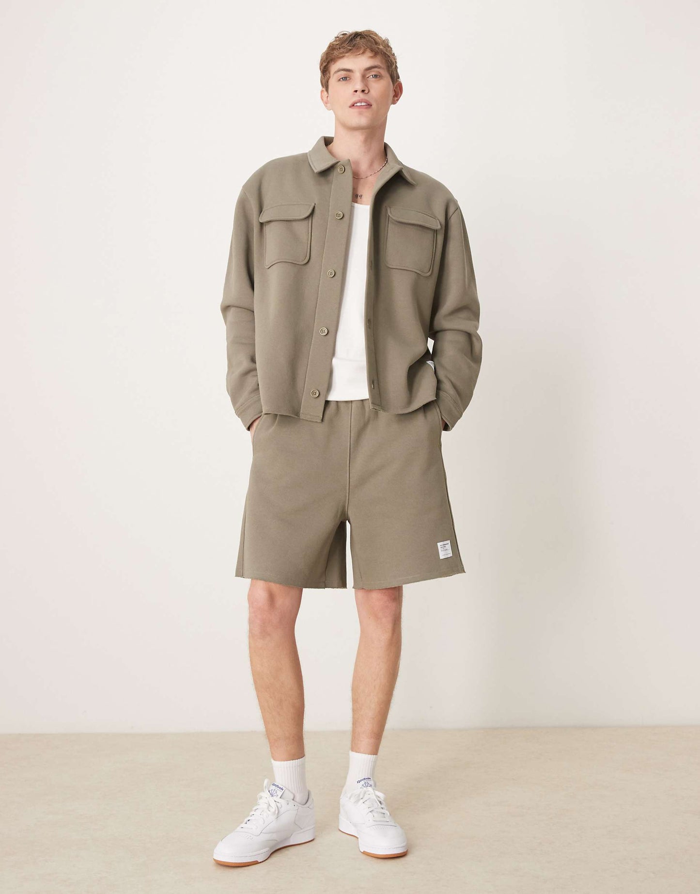 Oversized Co-Ord Jersey Jacket