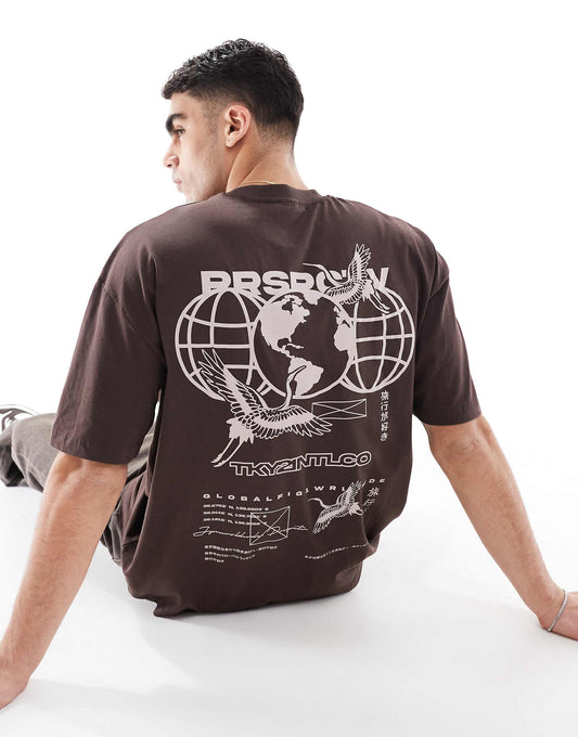 Oversized T-Shirt With Back Print