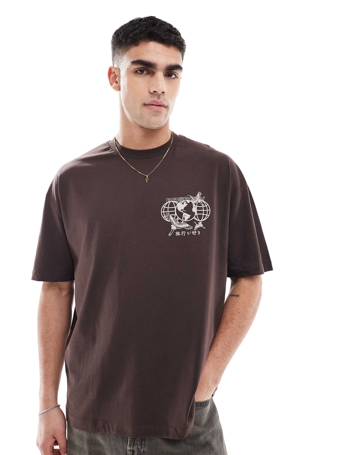 Oversized T-Shirt With Back Print