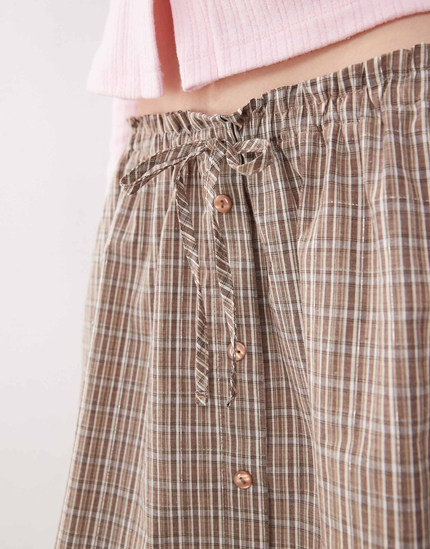 Mini Skirt With Buttons