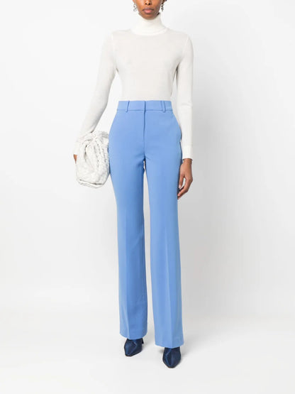 Tailored-Cut Straight-Leg Trousers
