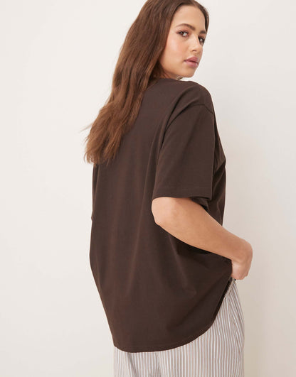 Oversized T-Shirt With Tuscany Graphic