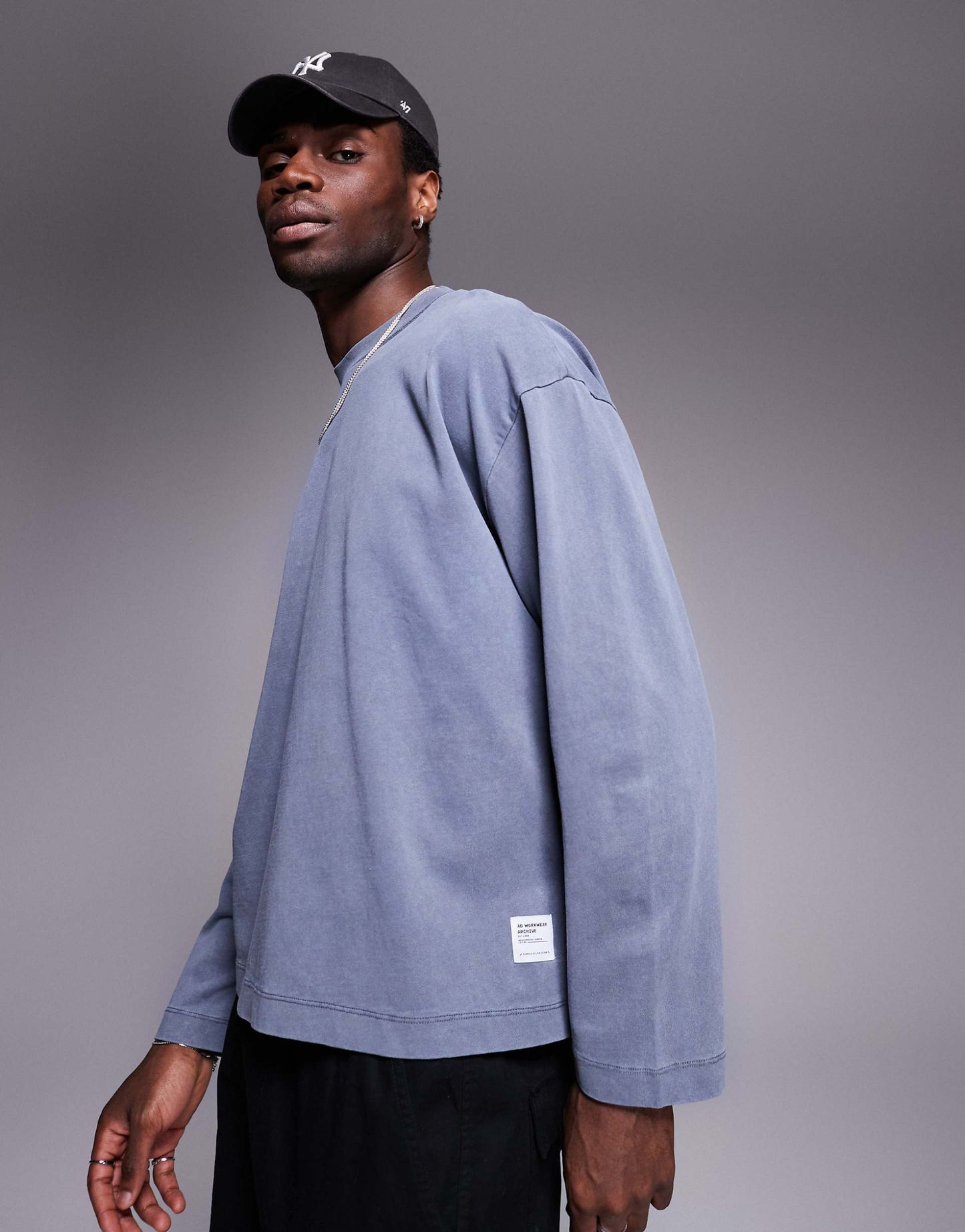 Heavyweight  Oversized Boxy Drop Shoulder Acid Wash T-Shirt