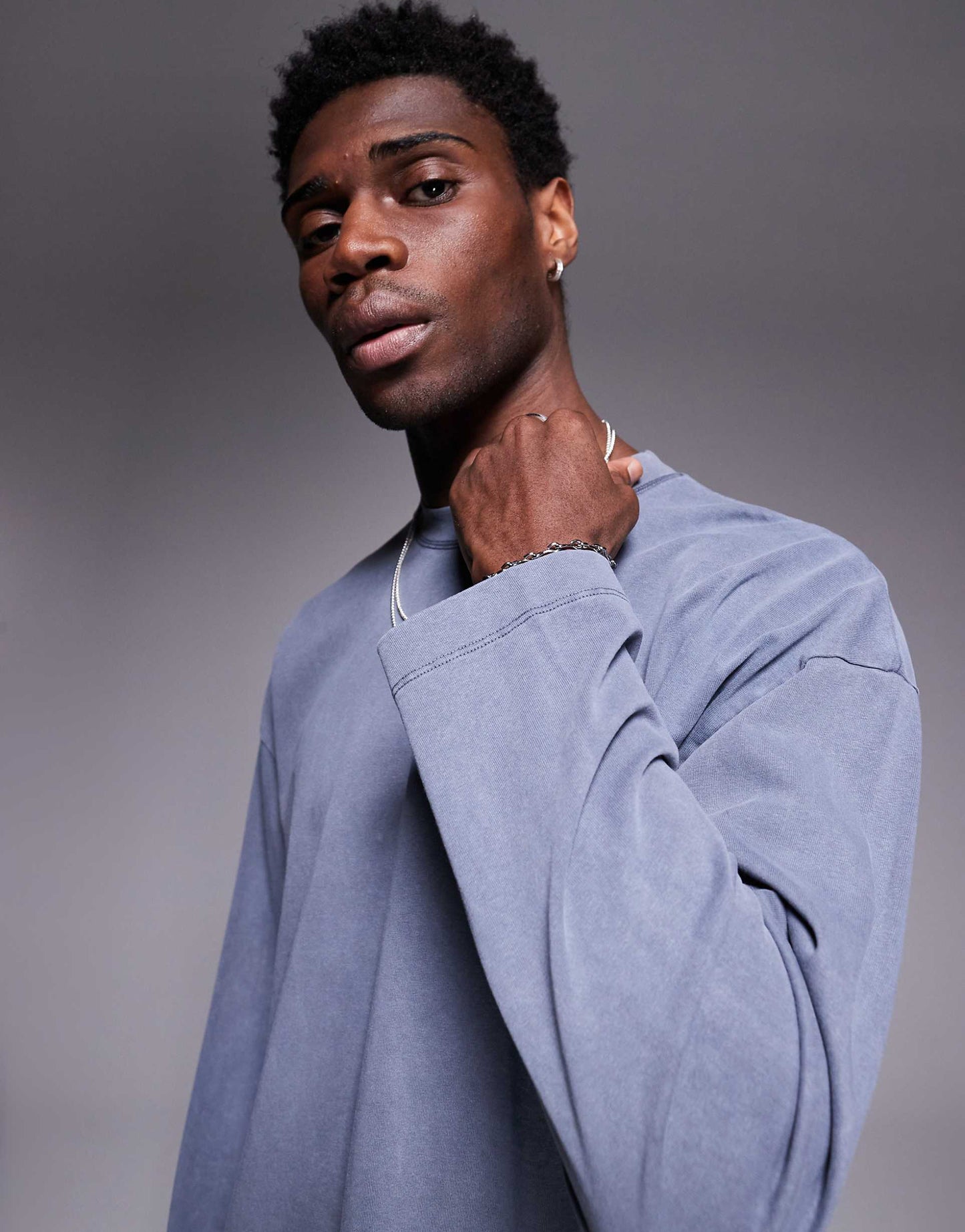 Heavyweight  Oversized Boxy Drop Shoulder Acid Wash T-Shirt