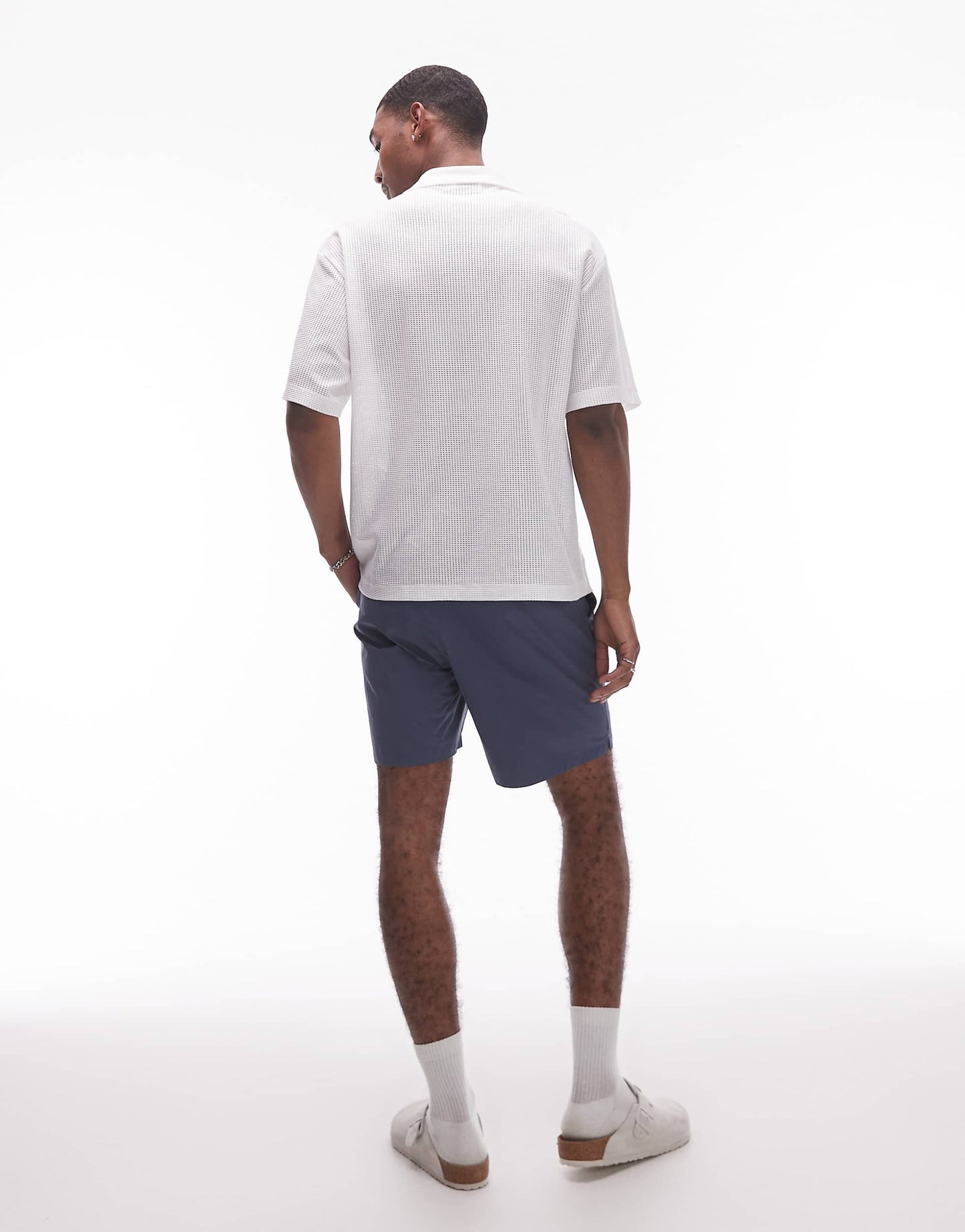 Mid Length Drawstring Swim Shorts