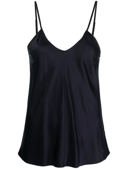 V-Neck Silk Cami Top