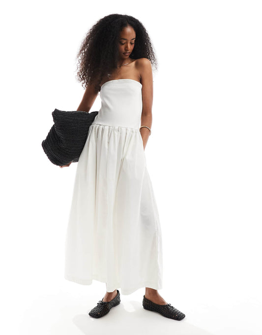 Bandeau Midi Dress