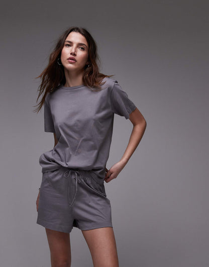 Soft Touch Cotton T-Shirt And Short Pyjama Set