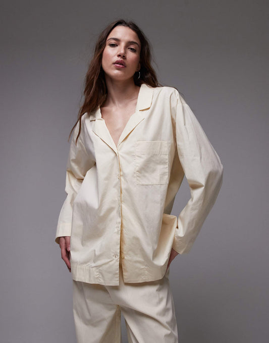 Cotton Pyjama Shirt Co-Ord
