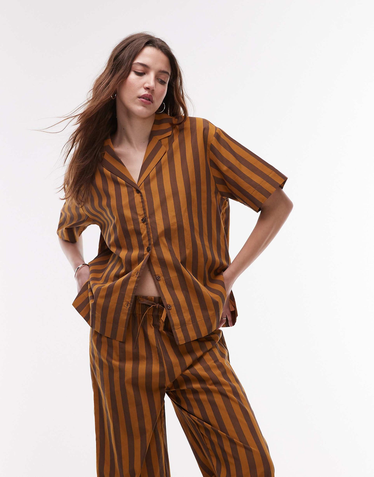 Cotton Pyjama Shirt Co-Ord