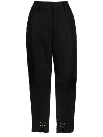 Zita Slit-Detail Tapered Trousers